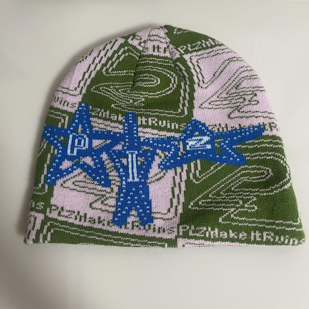 帽子 PLZ make it ruins PLZ STAR BEANIE