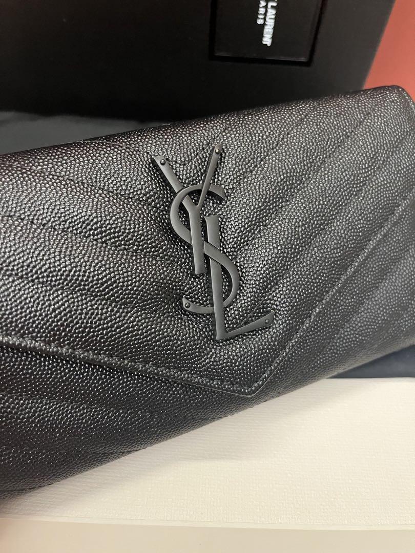 SAINT LAURENT ブラック 長財布
