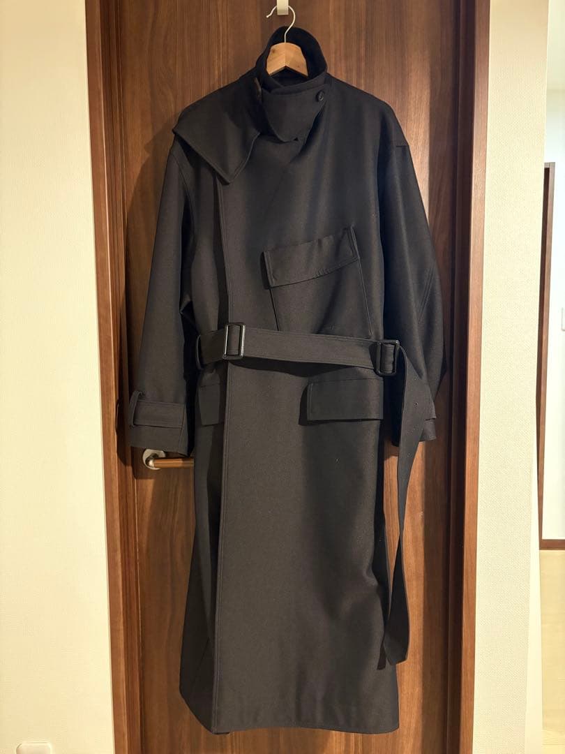 YOKE MOTORCYCLE COAT DARK NAVY YOKE MOTORCYCLE COAT DARK NAVY