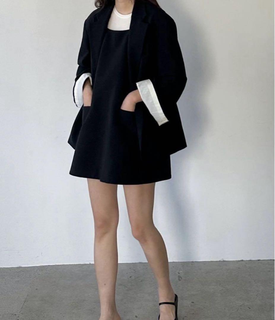 CLANE LOOSE BELL SLEEVE JACKETブラック2サイズ新品