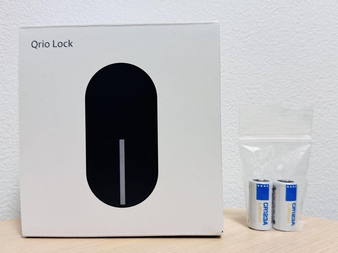 【未使用】Qrio Lock ブラウン 予備電池2本セット Q-SL2