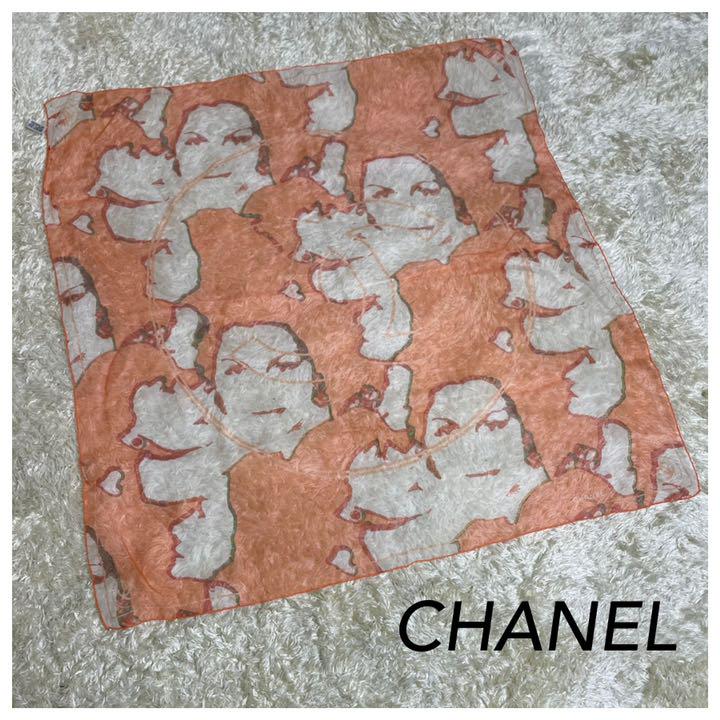 【新品未使用❗️】CHANEL シャネル スカーフ ココマーク 女性 シルク