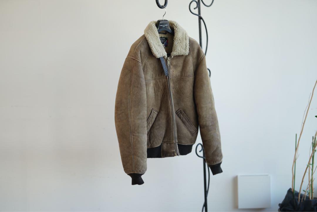schott B-6 レザー ボア ムートン フライトジャケット 36 ショット