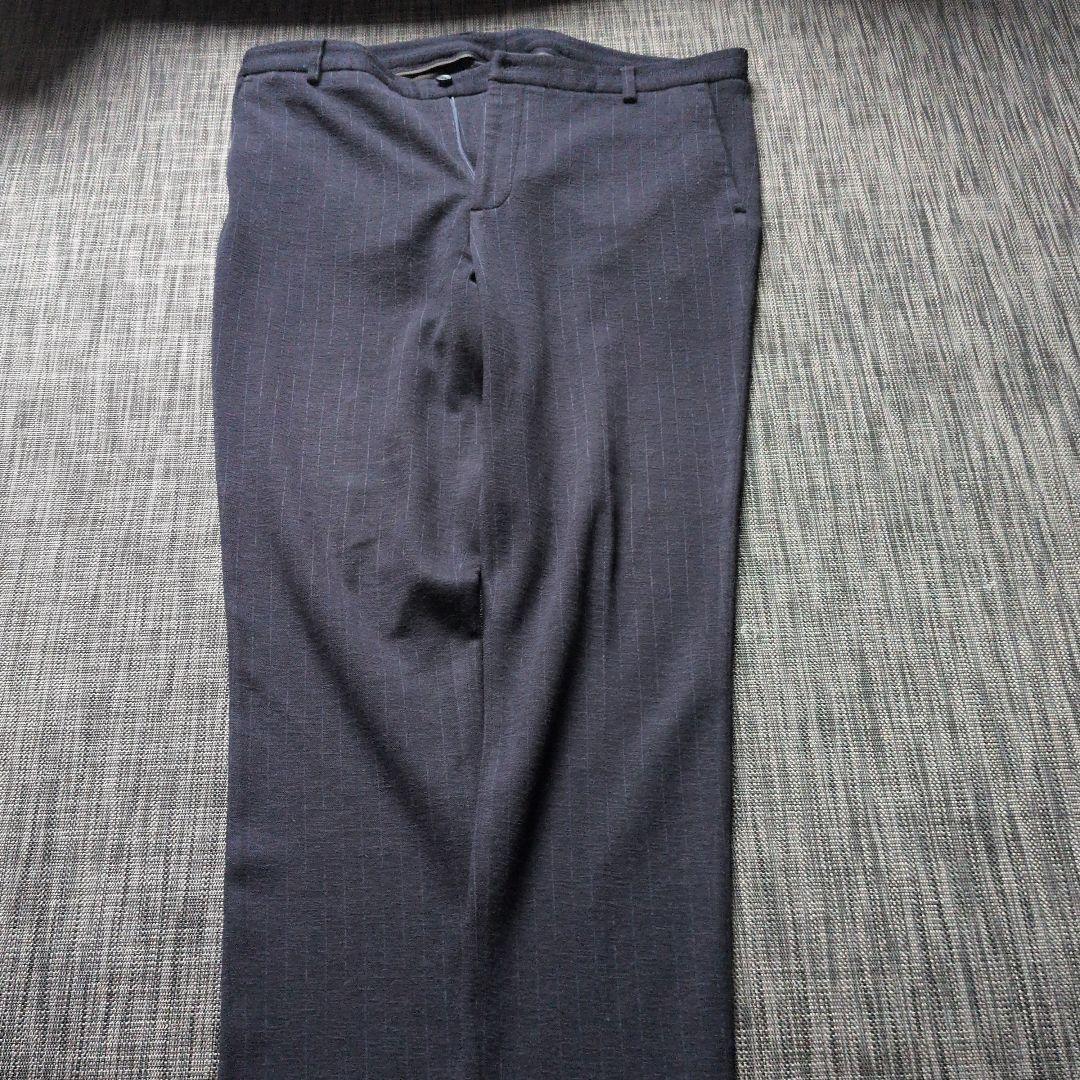 アドルフォドミンゲス ウールスーツ 紺 LL アドルフォドミンゲス ウールスーツ 紺 LL