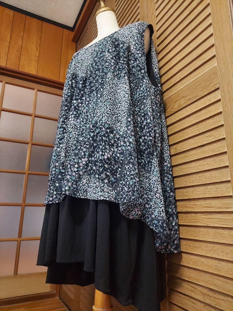 QUINTY のワンピース　チェニック クインティQUINTY超大きいサイズF5ニットチュニックカットソー