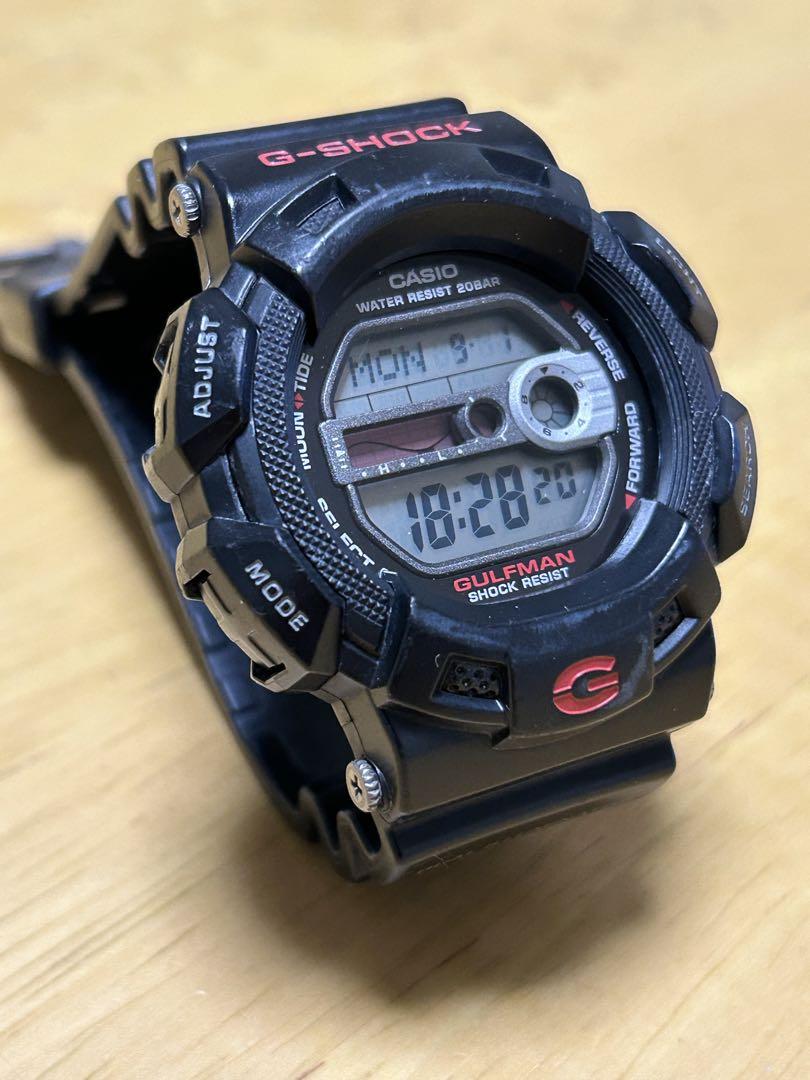 ユ*ロ様 【美品】カシオ　G-shock G-9100 ガルフマン 電池新品 G-9100-1JFサポートページ | CASIO