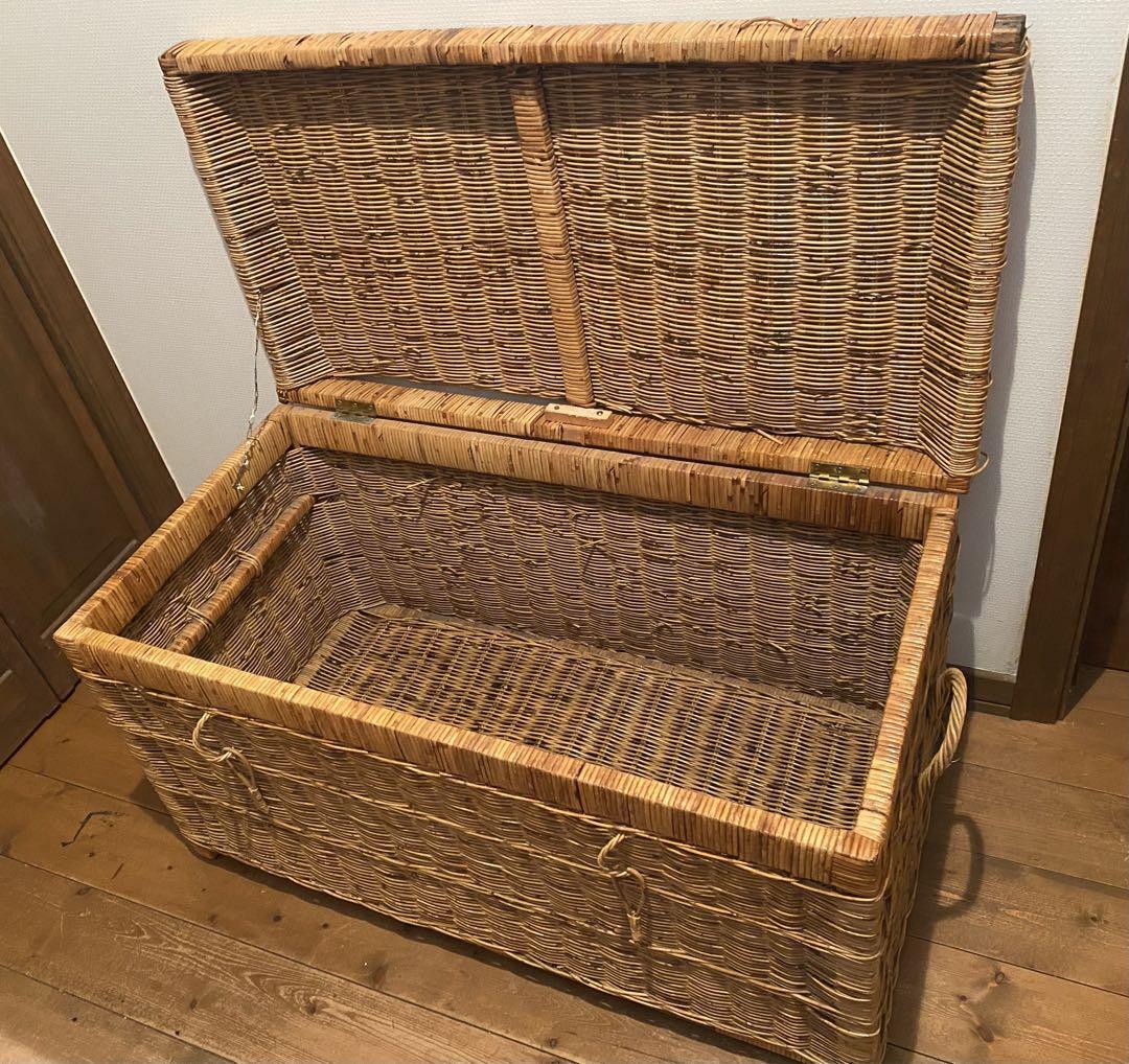 ラタン 籐家具　収納ボックス