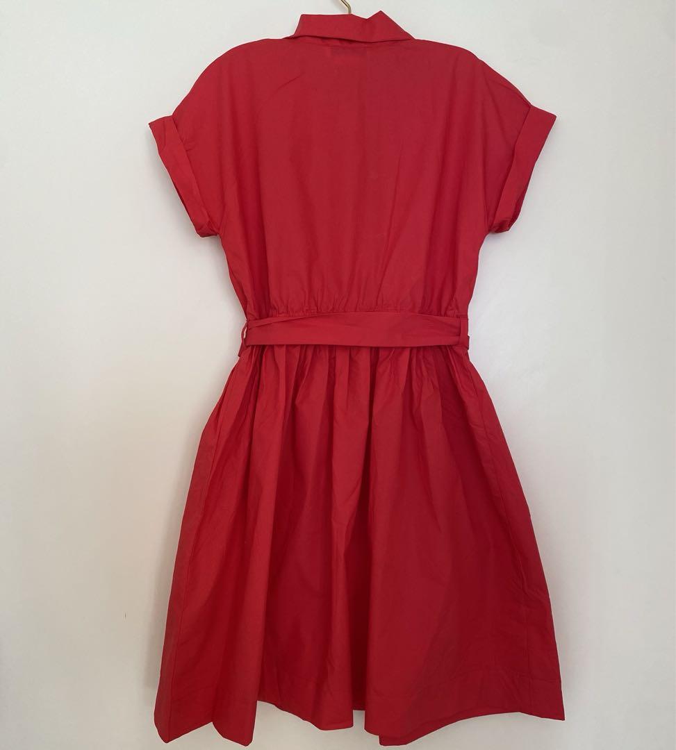 ボンポワン☆シャツワンピース☆size10