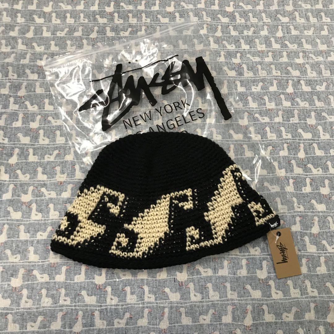 stussy waves knit bucket hat クラッシャーハット stussy WAVES KNIT BUCKET HAT