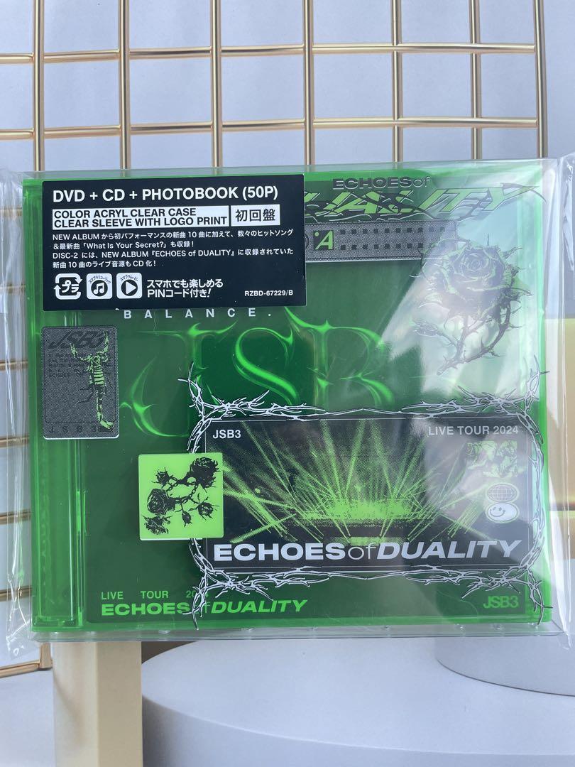 三代目JSB ECHOES OF DUALITY LIVETOUR DVD新品 DVD] Sandaime J Soul Brothers Live Tour 2024 Echoes Of