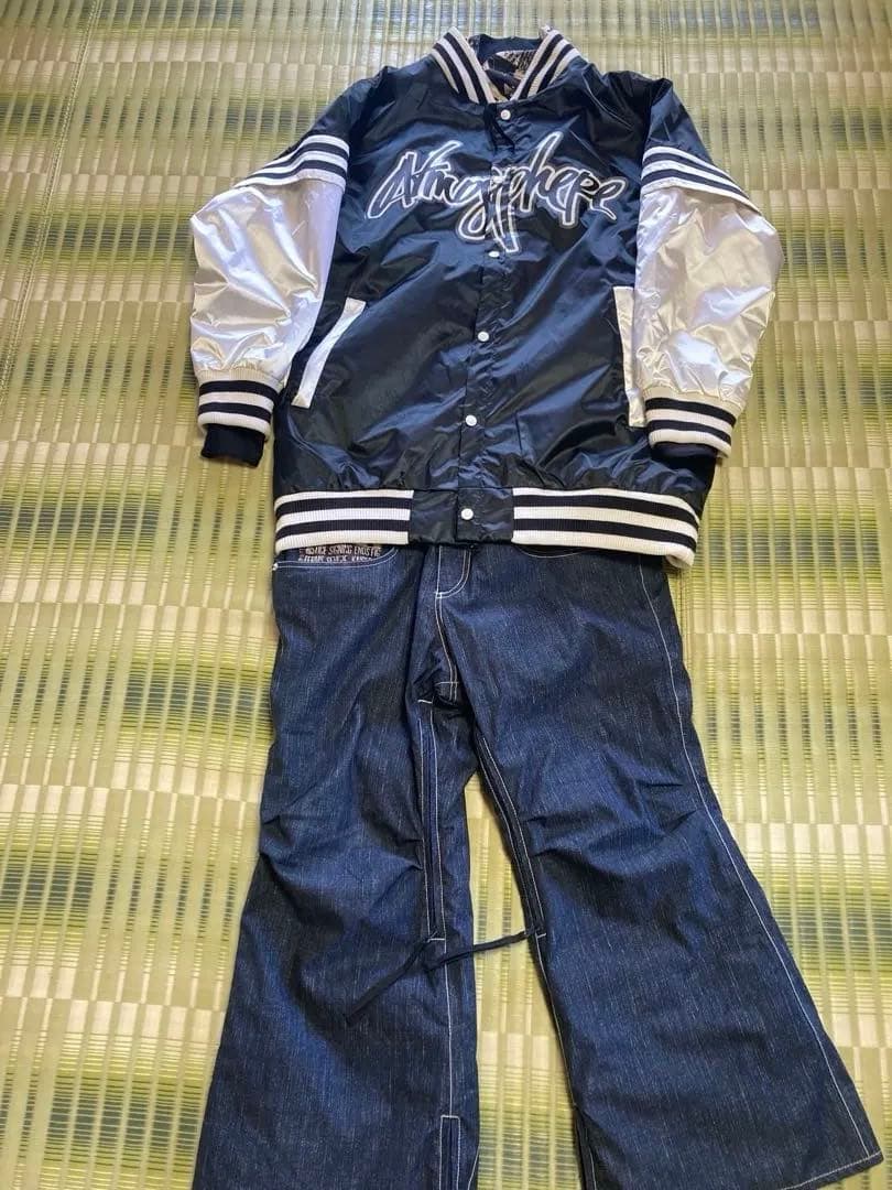 atmays スノーボードウェア 上下セット LサイズL atmys