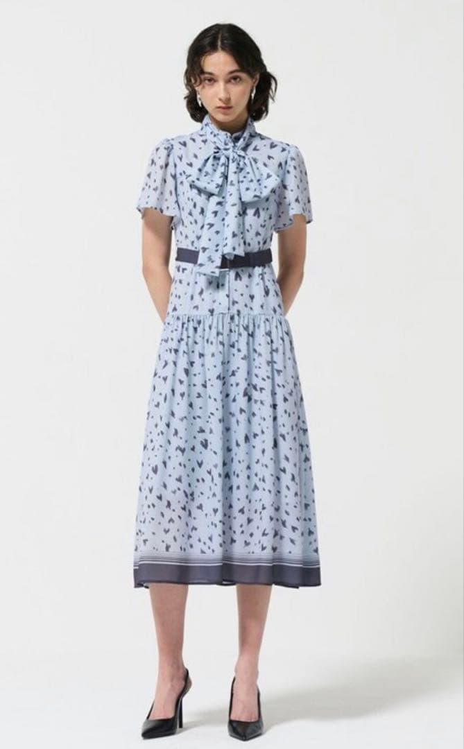 ハートレオパードプリントワンピース diagramM Diagram