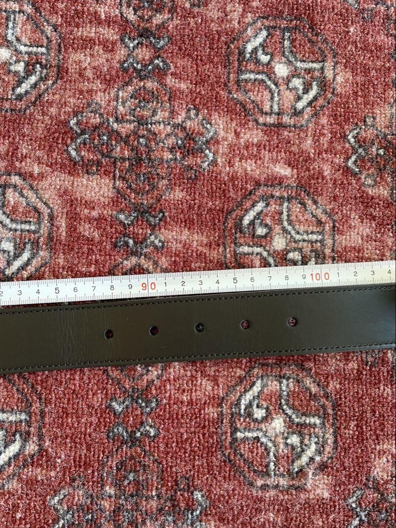 GUCCI ブラックレザーベルト