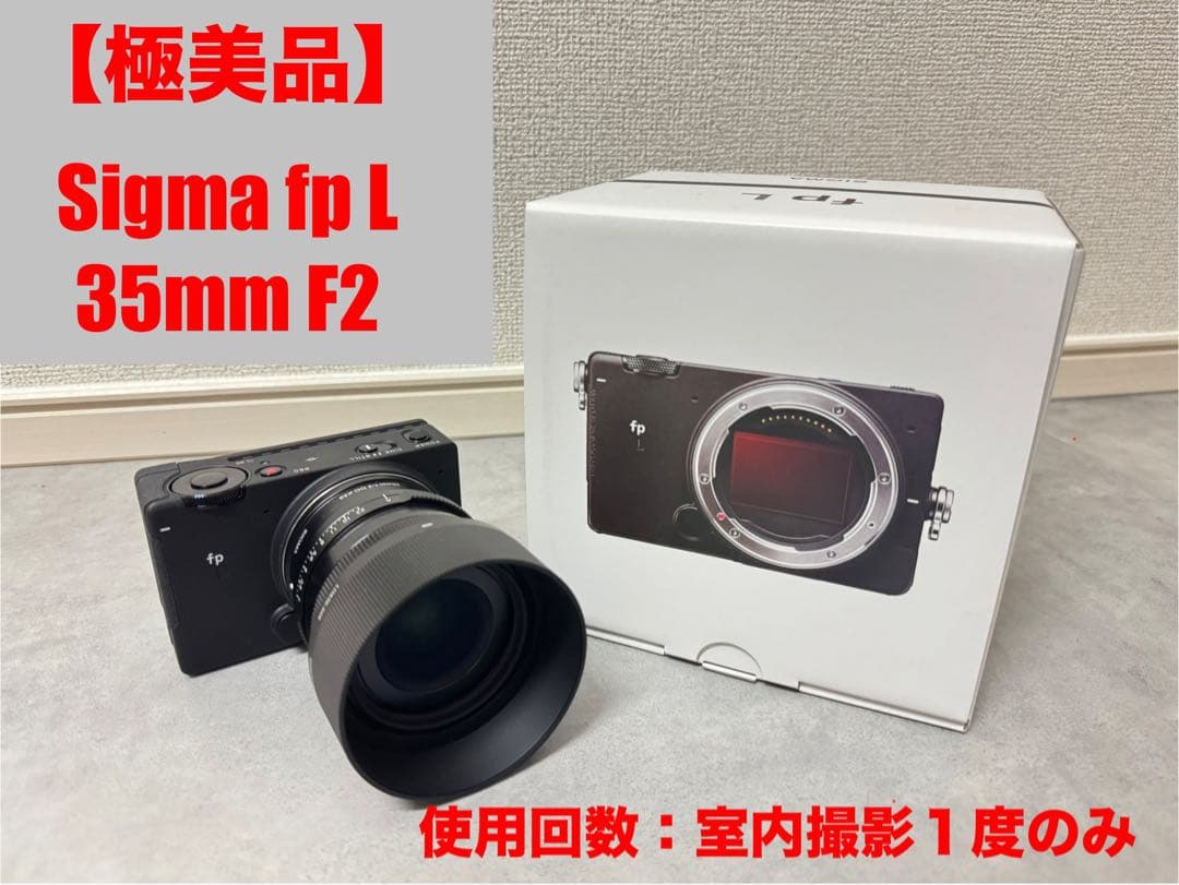 【極美品】Sigma fp L 35mm F2 ミラーレスカメラ
