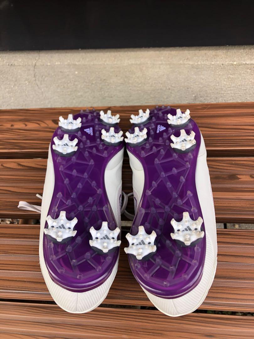 292番 超美品adidas ゴルフシューズ 22.5cm ソフトスパイク