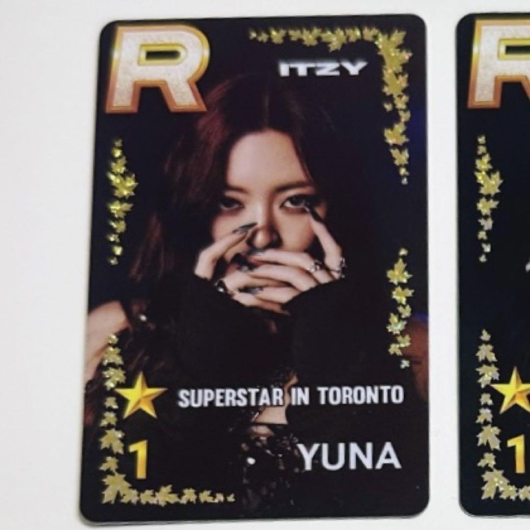 itzy ユナ Superstar ssjyp トロント 限定 トレカ