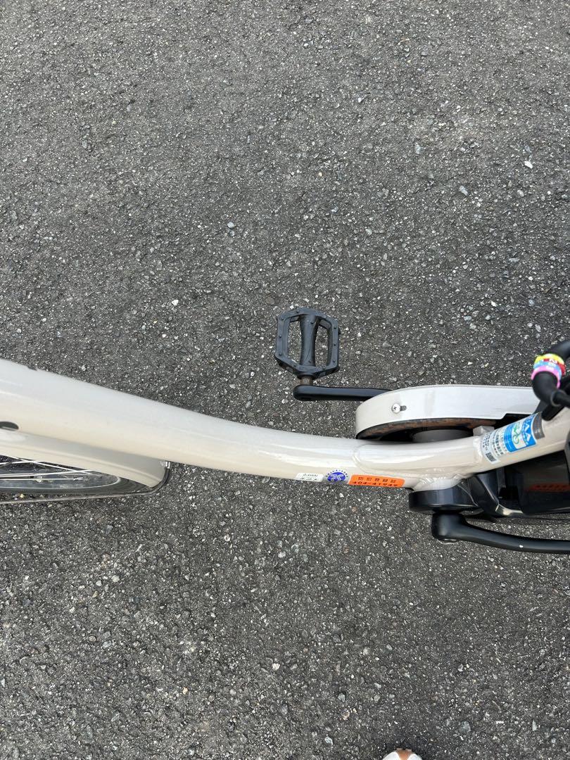 電動自転車　ビッケモブ　ビッケ　モルベージュ　　二人　ブリヂストン　自動ライト