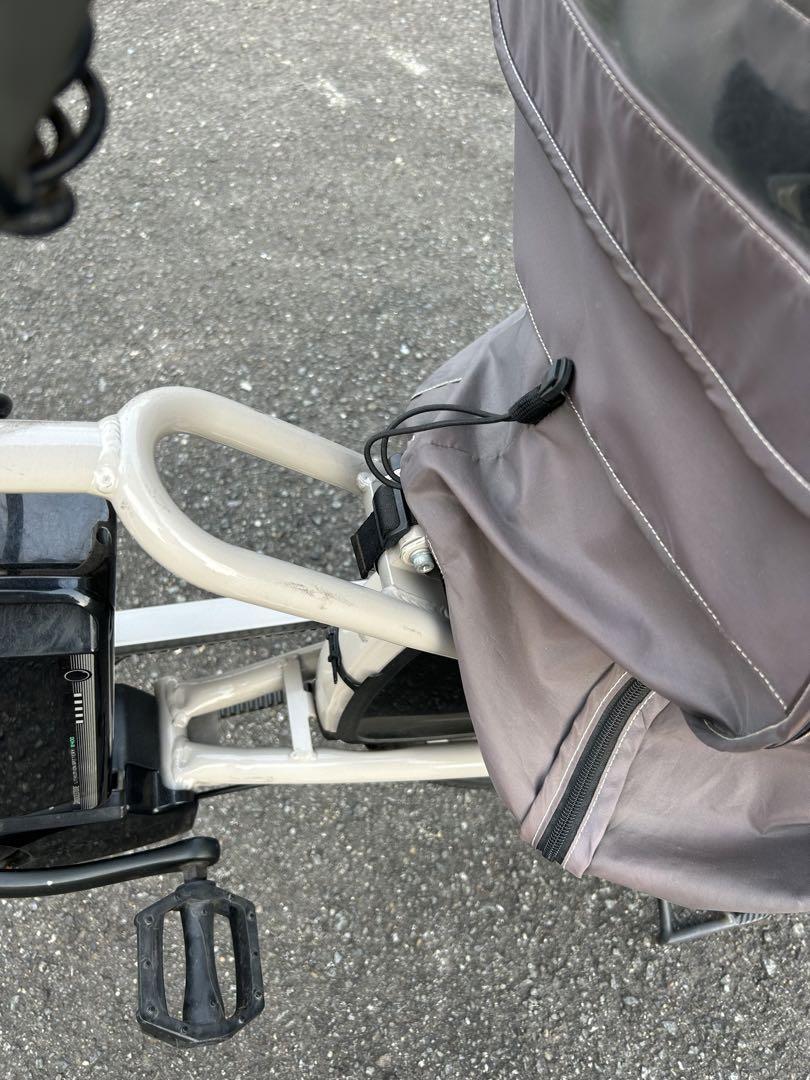 電動自転車　ビッケモブ　ビッケ　モルベージュ　　二人　ブリヂストン　自動ライト