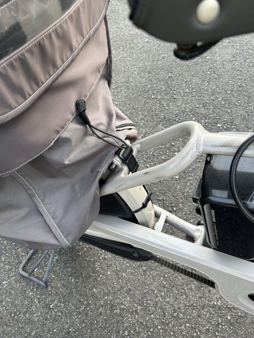 電動自転車　ビッケモブ　ビッケ　モルベージュ　　二人　ブリヂストン　自動ライト