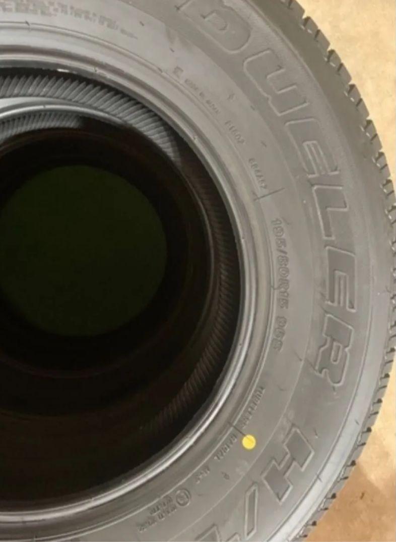 195/ 80 R15 数量:2本　本日発送 ブリヂストン 新車外しバリ山