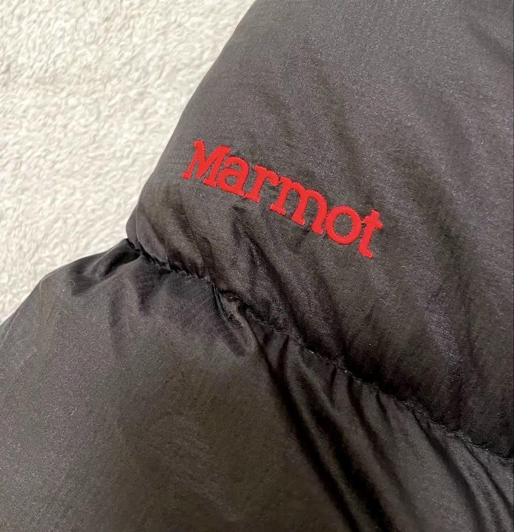 【美品】Marmort マーモット ダウンジャケット ブラック黒 メンズM ジャケット・アウター
