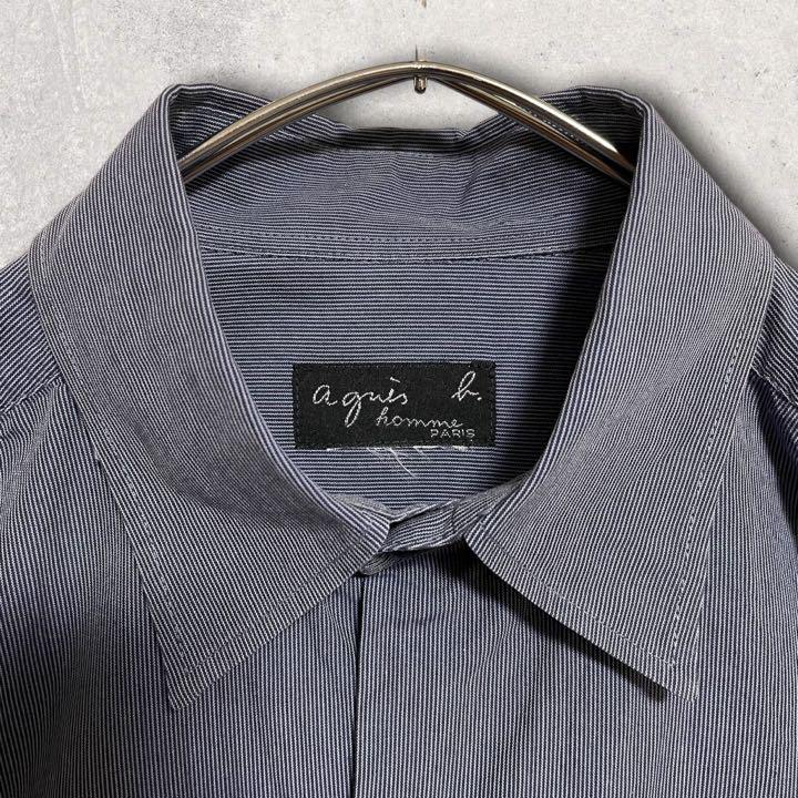 美品 フランス製 アニエスベー agnes b. ストライプシャツ L ネイビー - メルカリ 美品 フランス製 アニエスベー agnes b. ストライプシャツ L ネイビー - メルカリ