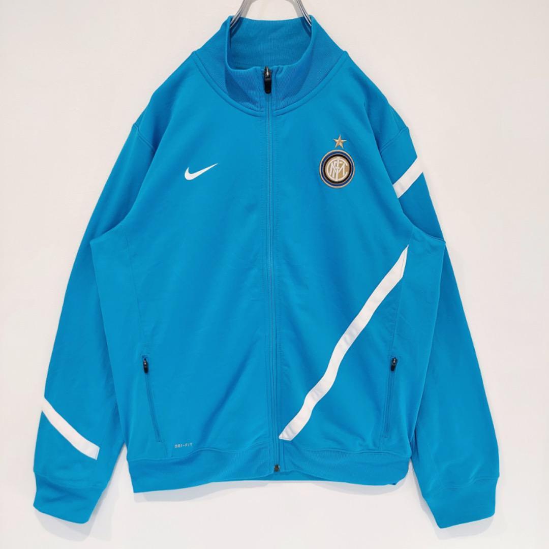 NIKE ナイキ トラックジャケット インテル サッカー XL 青 10391