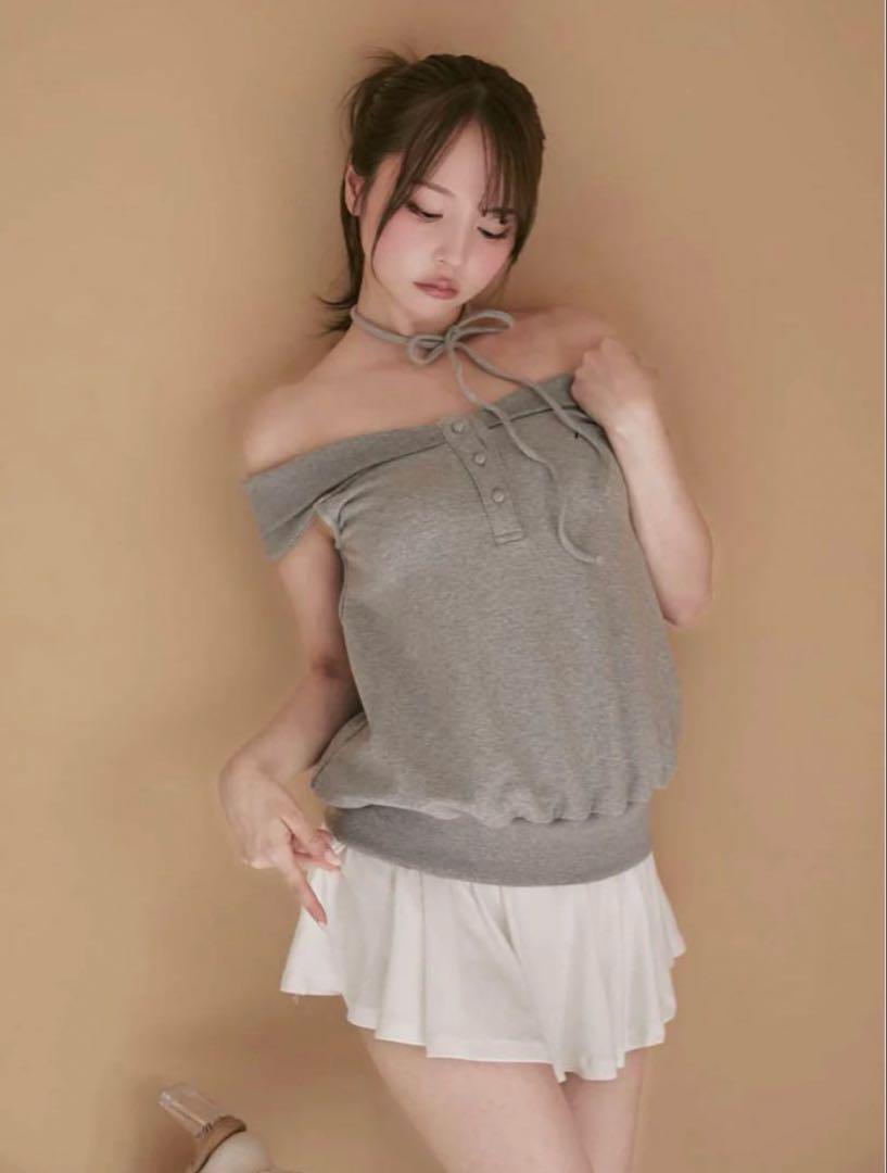 即日発送andmary Amber offshoulder mini dress