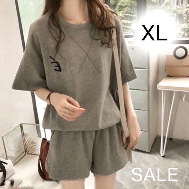 値下げ ルームウェア パジャマ セットアップ 上下 セット 韓国 XL
