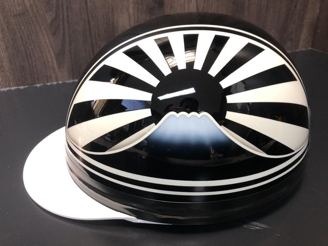 送料込！！カスタムコルク半　富士日章　黒白　最安値233