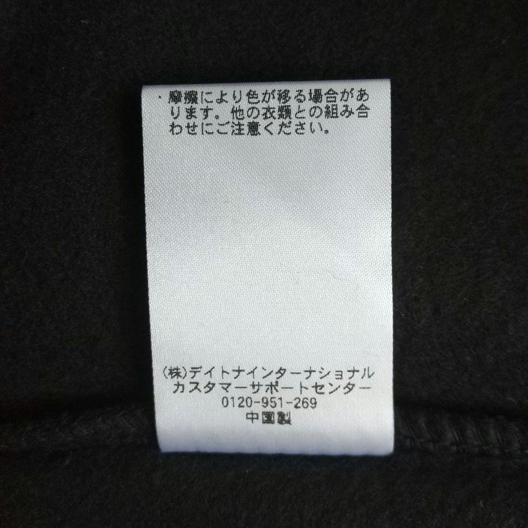 マリークワント　ロゴ刺繍スウェット　ブラック　新品①