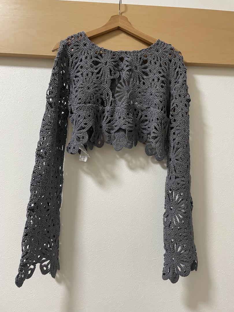 【RAYM】medi flower saint lace tops