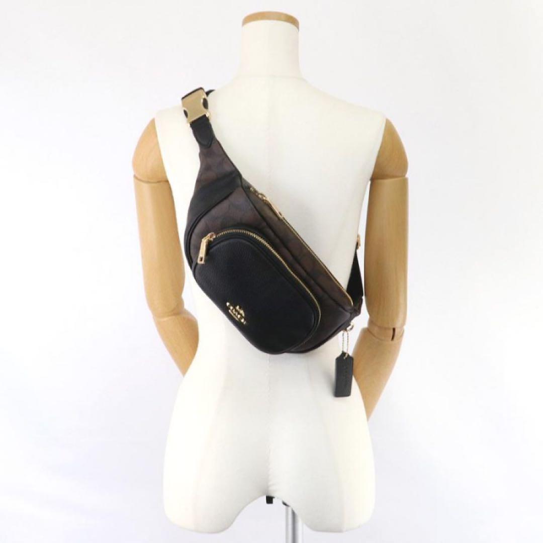 【ほぼ新品】COACH ボディバッグ ウエストバッグ シグネチャー 6548