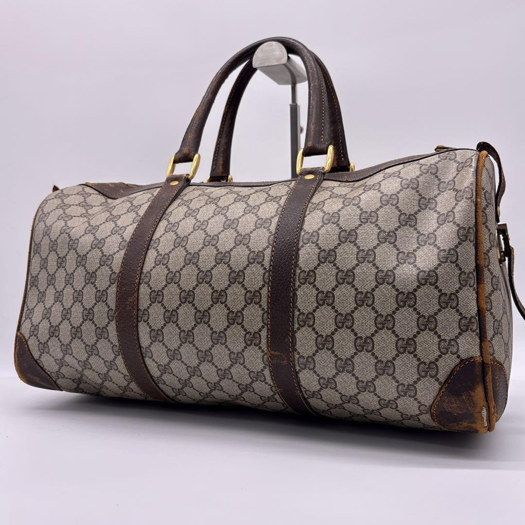 グッチ GUCCI ボストンバッグ GG オールドグッチ 40 ブラウン