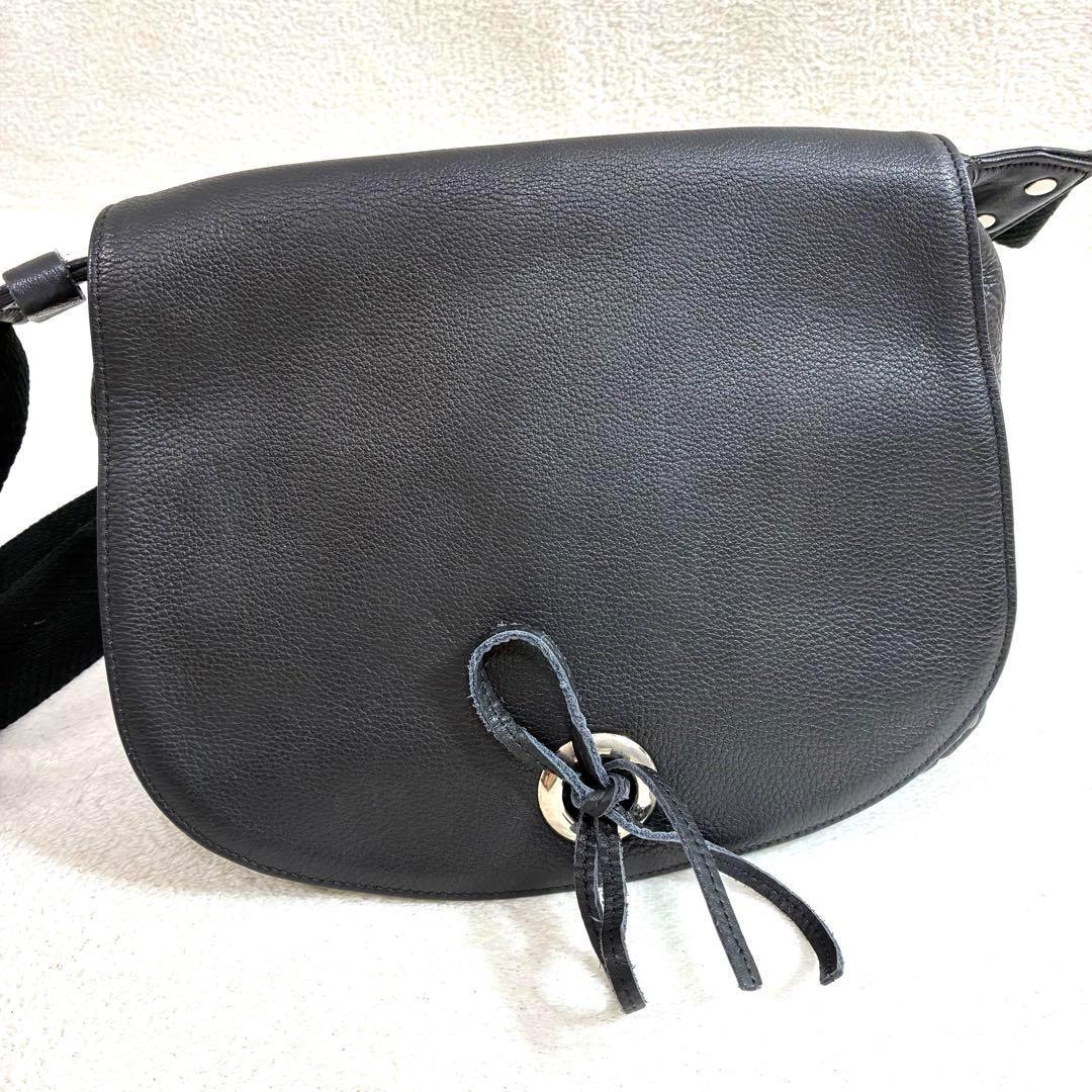 美品/バーニーズニューヨーク/ショルダーバッグ/ブラック - メルカリ