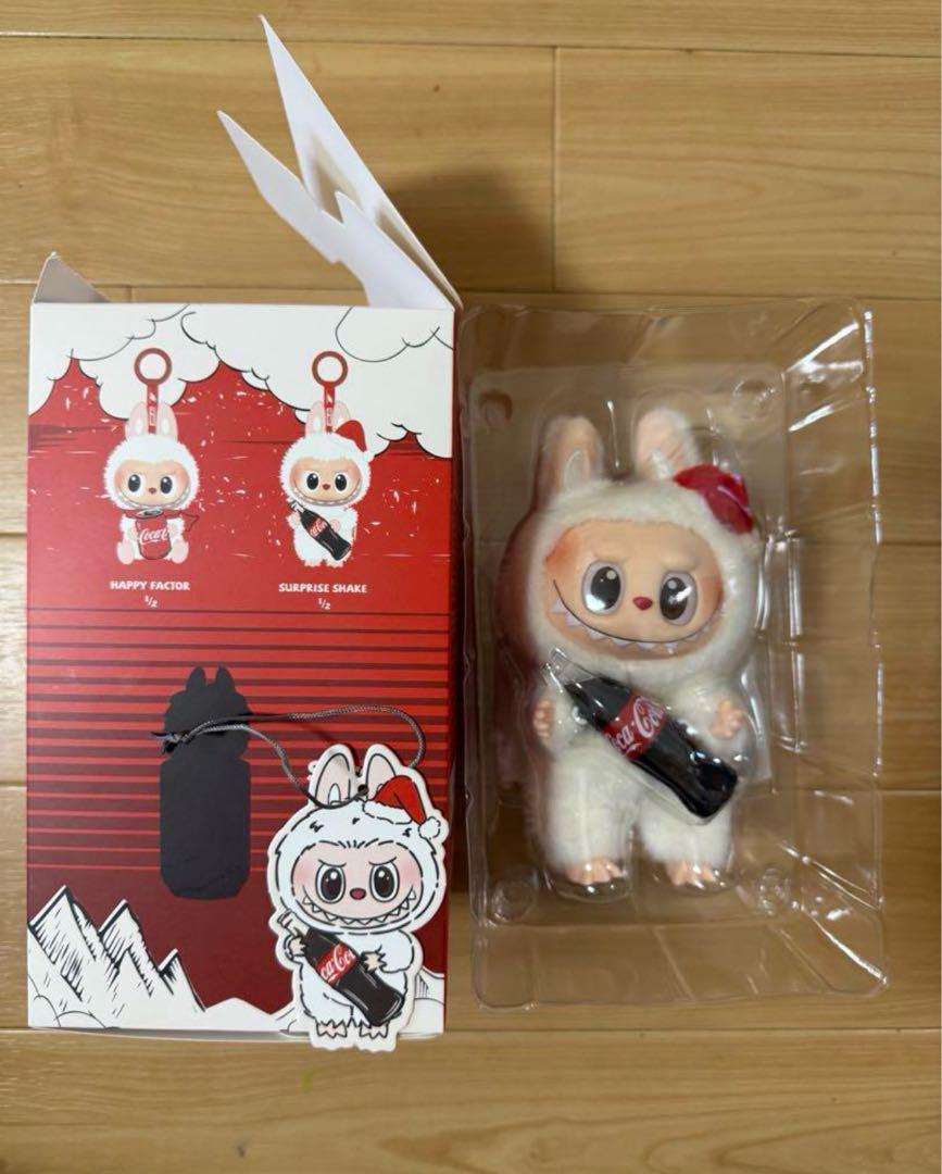 【LABUBU コカコーラ Coca-Cola 】キーホルダー POPMART Pop Mart x THE MONSTERS: Coca-Cola Series Plush Keyring