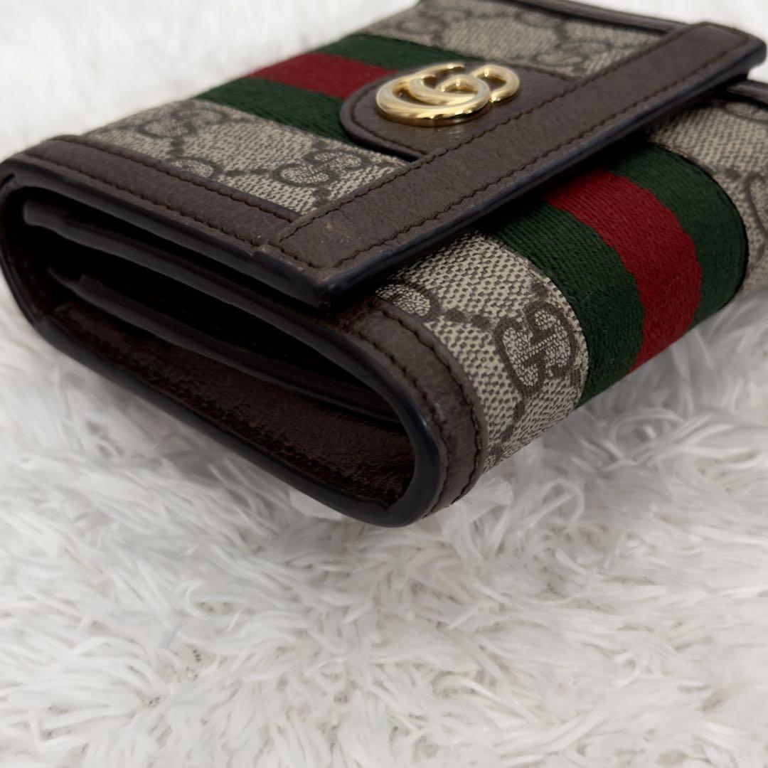 極美品✨GUCCI グッチ オフィディア シェリーライン GGスプリーム 財布