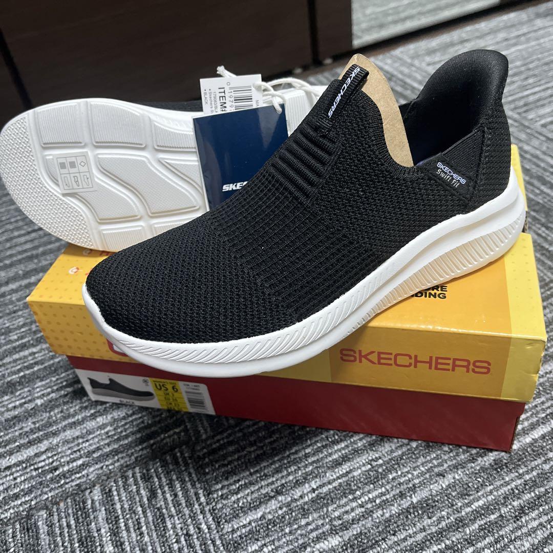 【SKECHERS】 Swift Fit 黒 23.cmレディーススニーカー