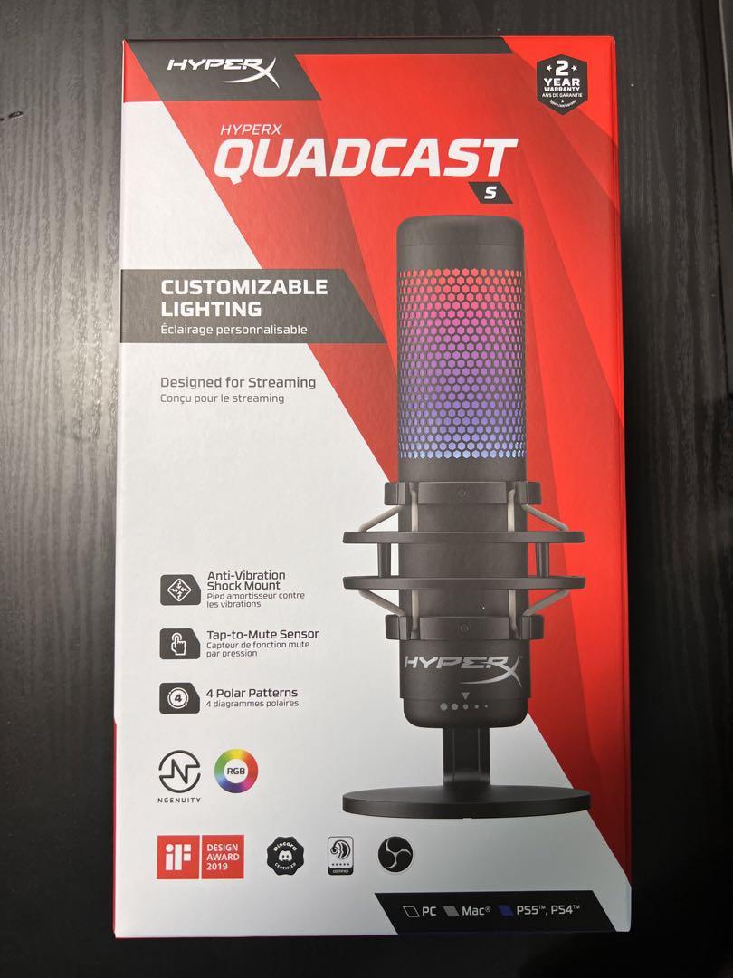 HyperX QUADCAST S USBコンデンサーマイク