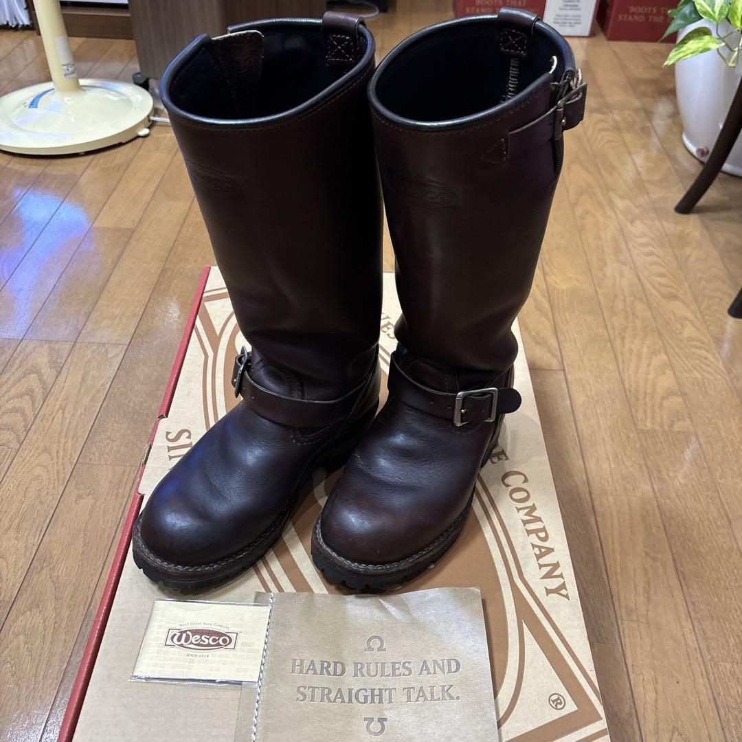 Wesco The Boss ボス　エンジニアブーツ ブラウン　約23.5㎝
