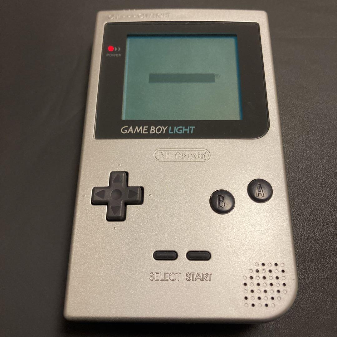 ゲームボーイライト シルバー 箱 説明書付き 画像3