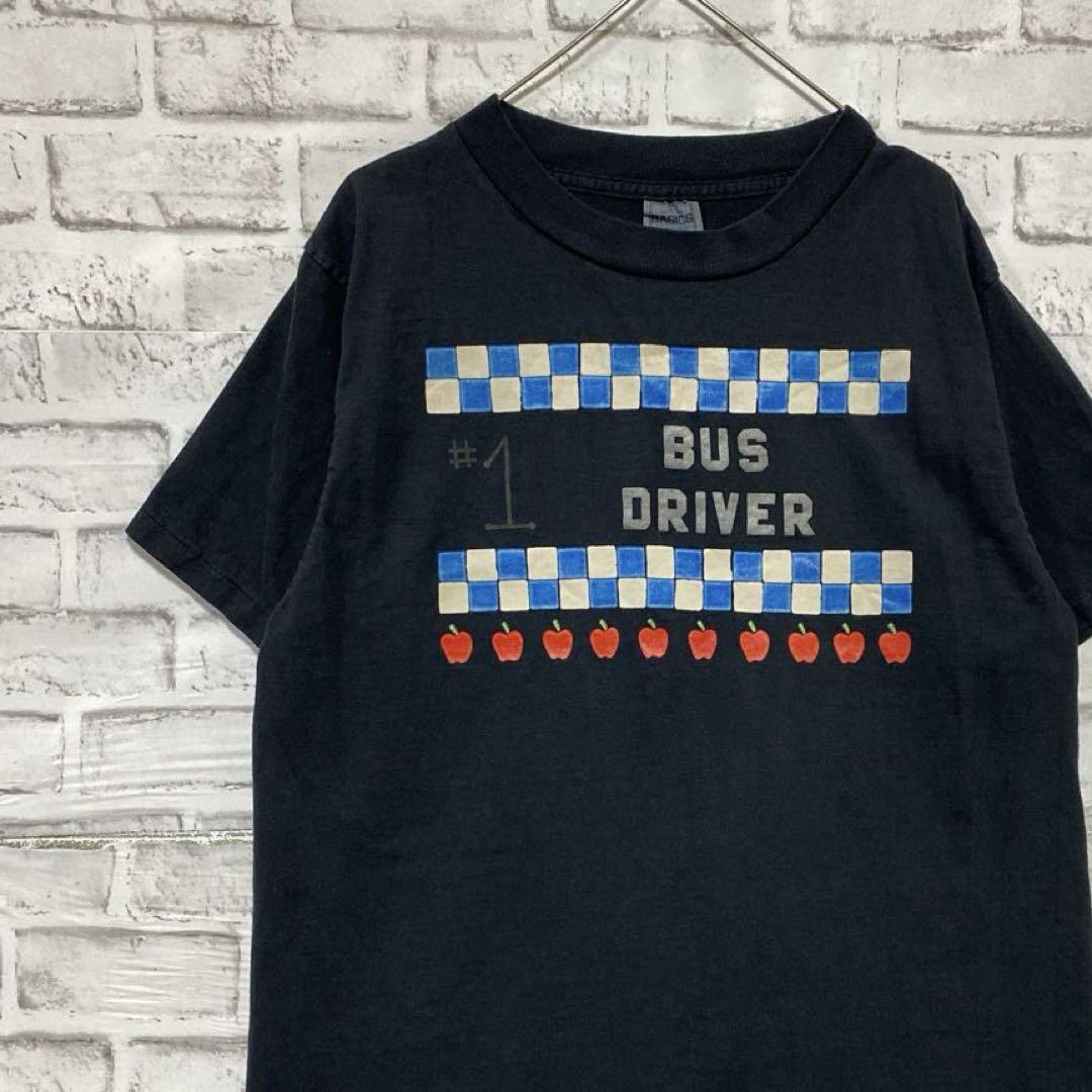 USA製90sヴィンテージTシャツ！シングルステッチ　ブラック半袖古着　L 2