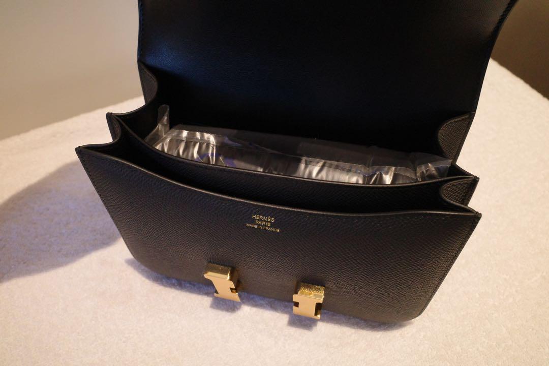 新品未使用 HERMES コンスタンスミニ III 18 ノワール ゴールド K