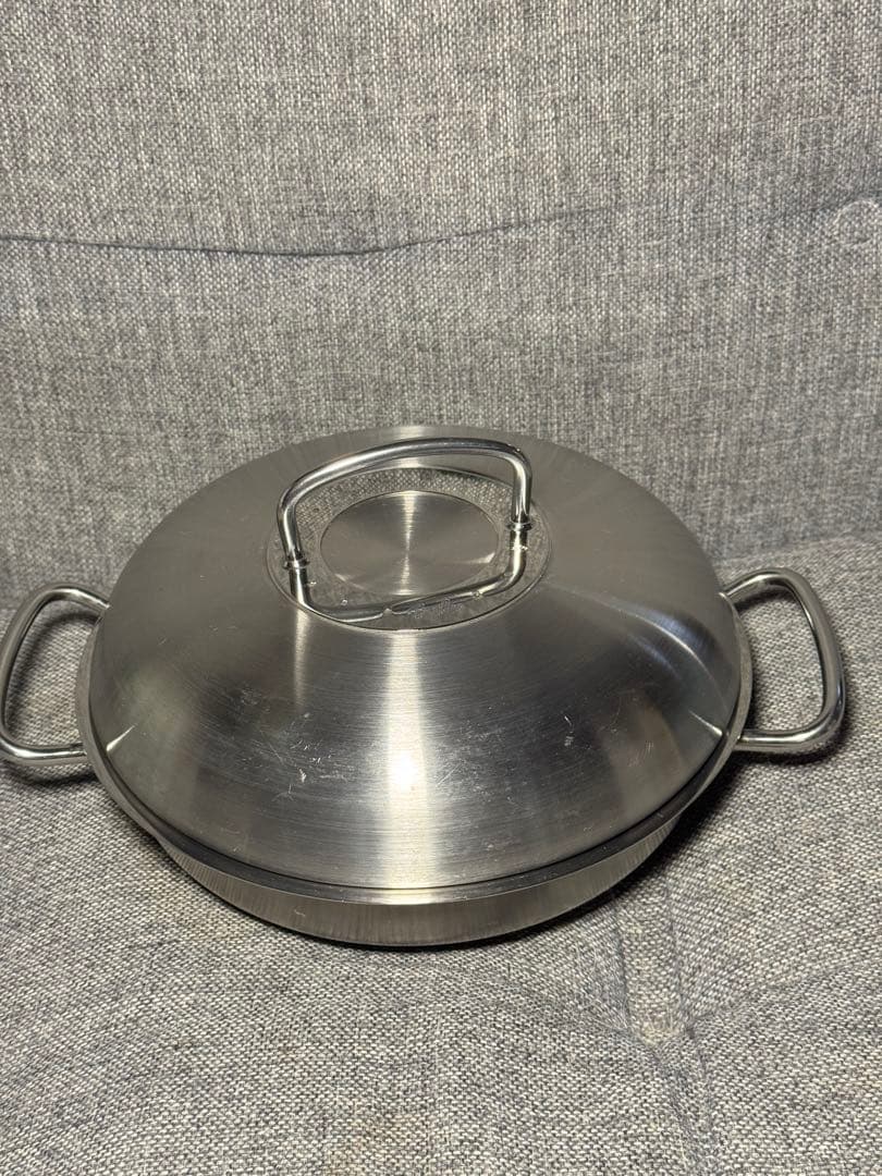 フィスラー クックスター サーブパン 24㎝ 両手鍋ドームリッド付きFissler