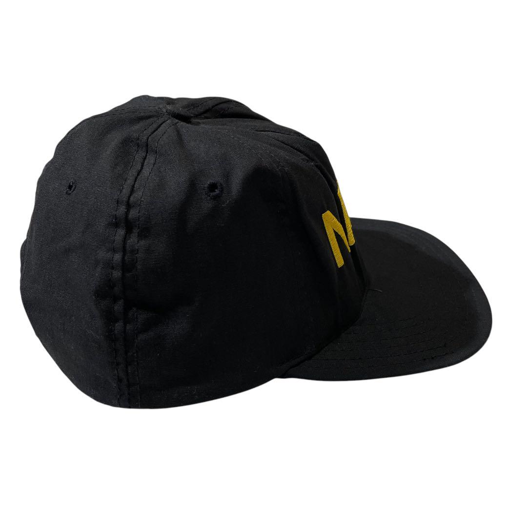 80s90s vintage OLD CAP 海外企画 限定 USA製 黒 美品 80s 90s USA製 NAVY キャップ L-XL 黒 黄色 刺繍 - メルカリ