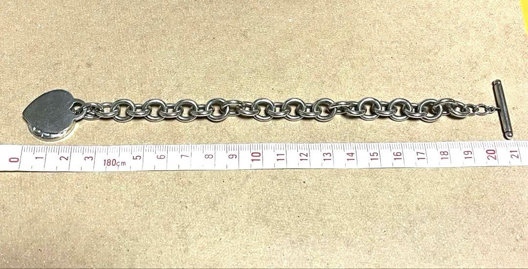 TIFFANY&Co. ティファニー シルバー ハートタグ トグル ブレスレット