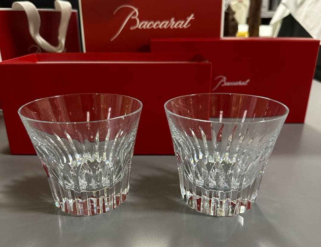 バカラ Baccarat ティアラ タンブラー 2022 ペアグラス 箱付き