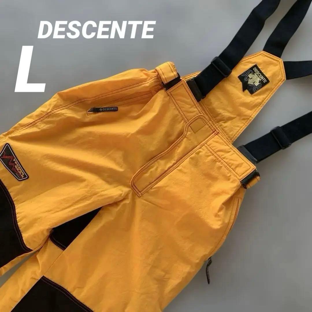 ヴィンテージ DESCENTE 防寒 スキー ボード ナイロン ウエアL・DESCENTE