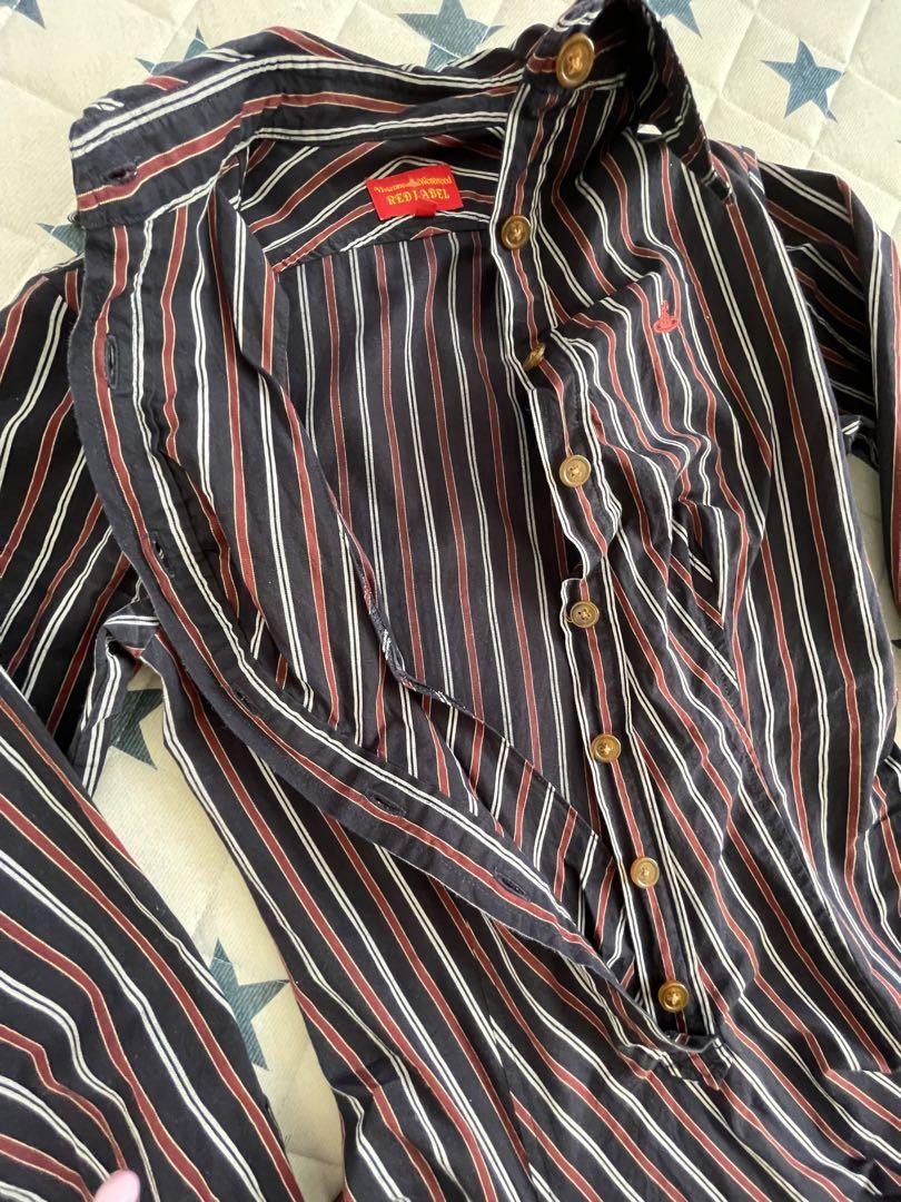 ♡ヴィヴィアンウエストウッド♡ストライプ変形ワンピース size2