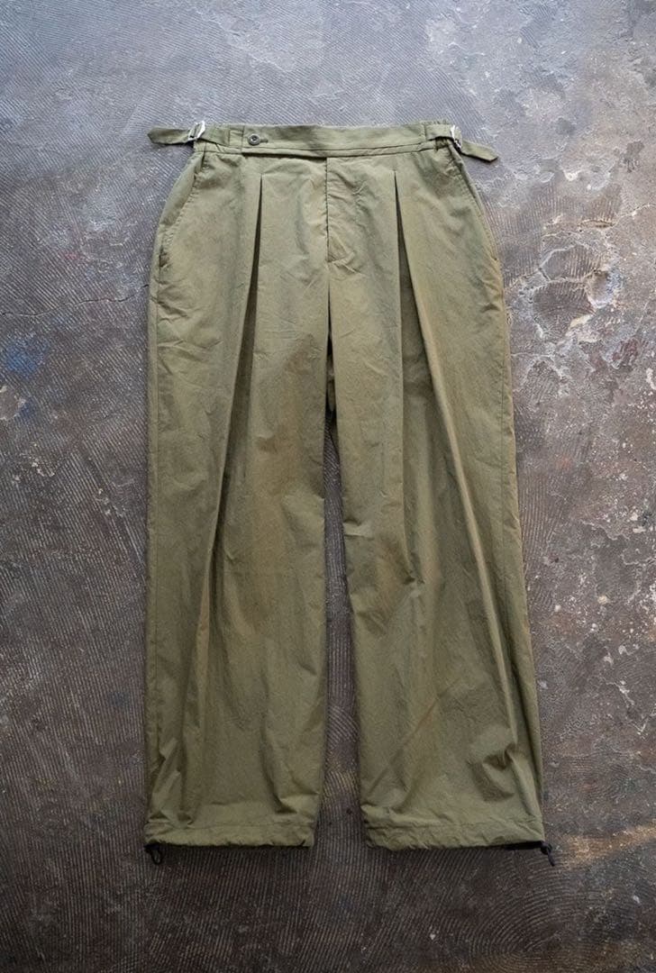 SAYATOMO 2-Tack Cotton-Nylon Trousers